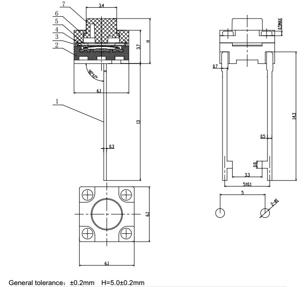 2 pin push button switch wiring diagram